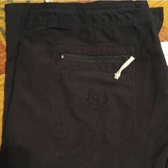 NWT Hilfiger Navy Capri drawstring pant Swim S - Picture 7 of 8